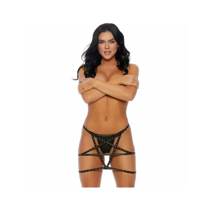 Be my stud skirt harness gold