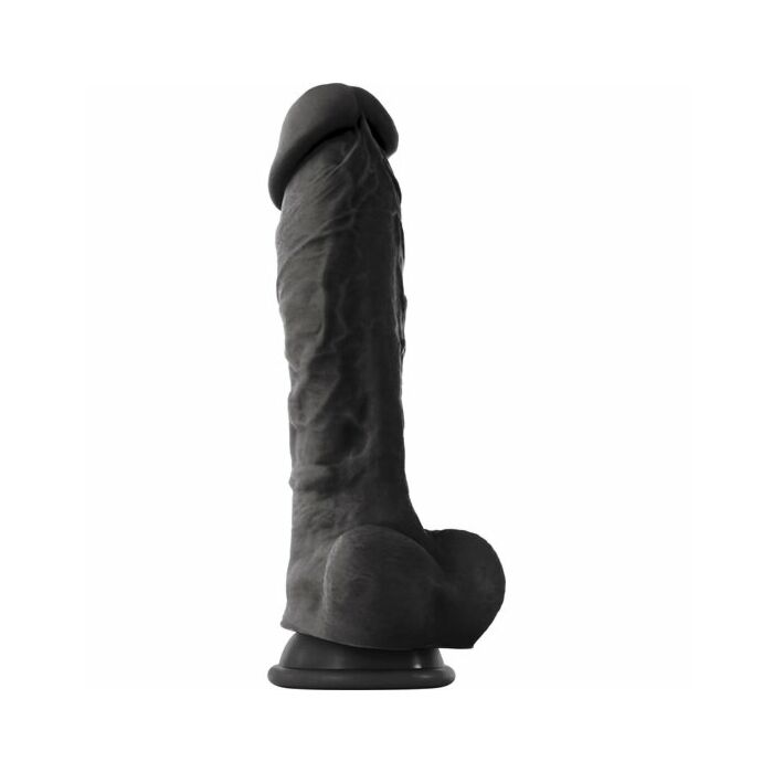Coloursoft 8 soft dildo black