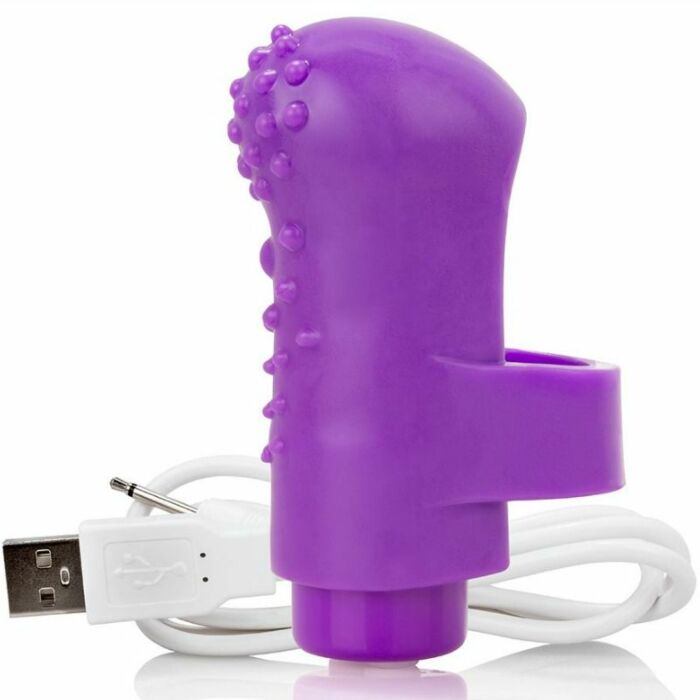 Screaming o rechargeable finger vibe fing o purple