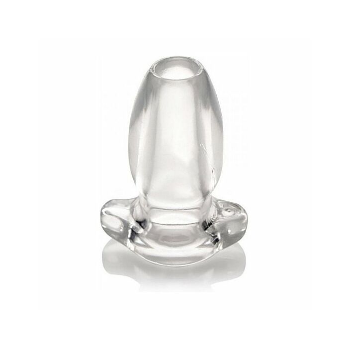 Gape glory clear hollow anal plug - transparent