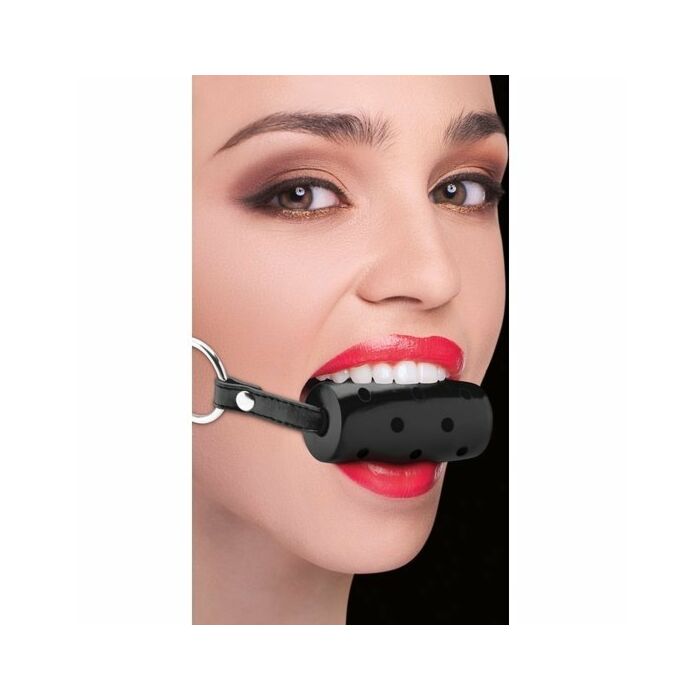 Ouch cylinder gag black