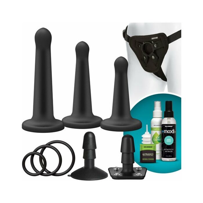 Vaculock silicone pegging set black