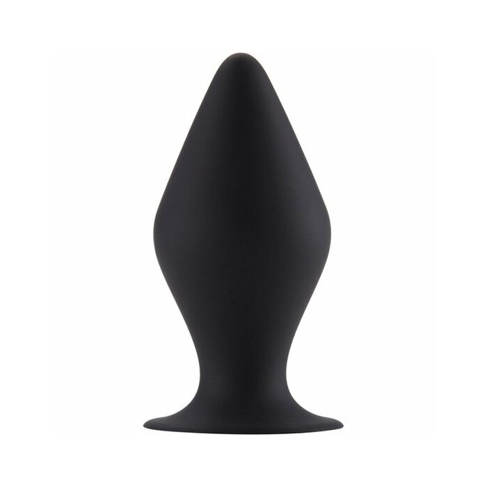 Butt plug with suction cup - small - black