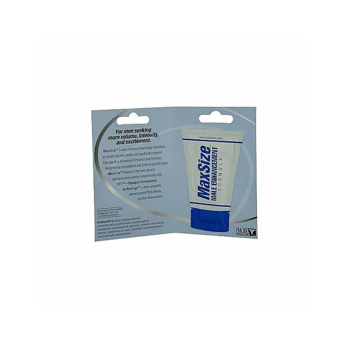 Maxsize cream single pack - 4ml