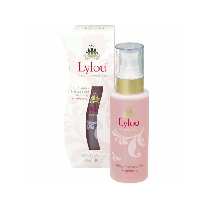 Lylou kissable massage gel warming strawberry