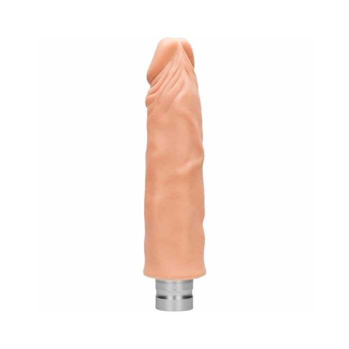 23 cm realistic vibrating dildo flesh