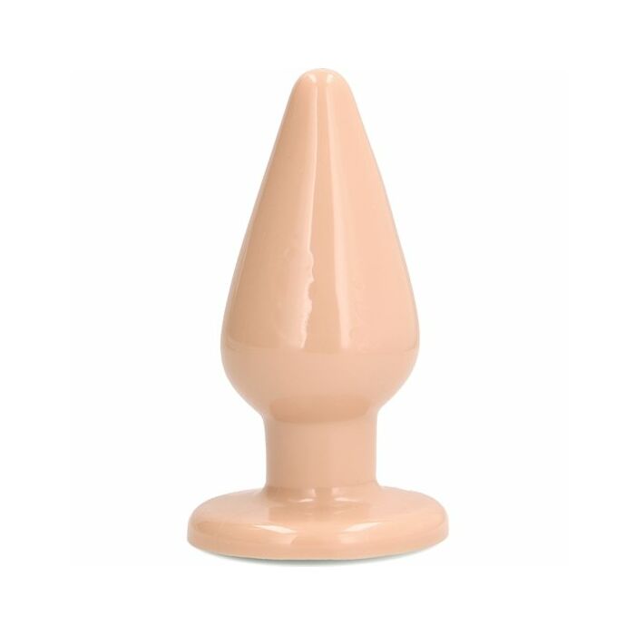 Self lubrication 5 inch buttplug - flesh