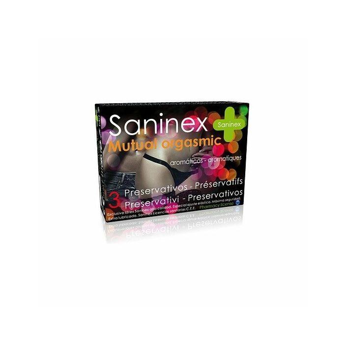 Saninex condoms mutual orgasm 3 units
