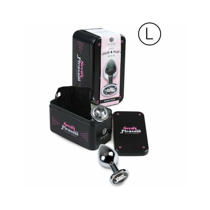 Secret play anal plug size l - clear