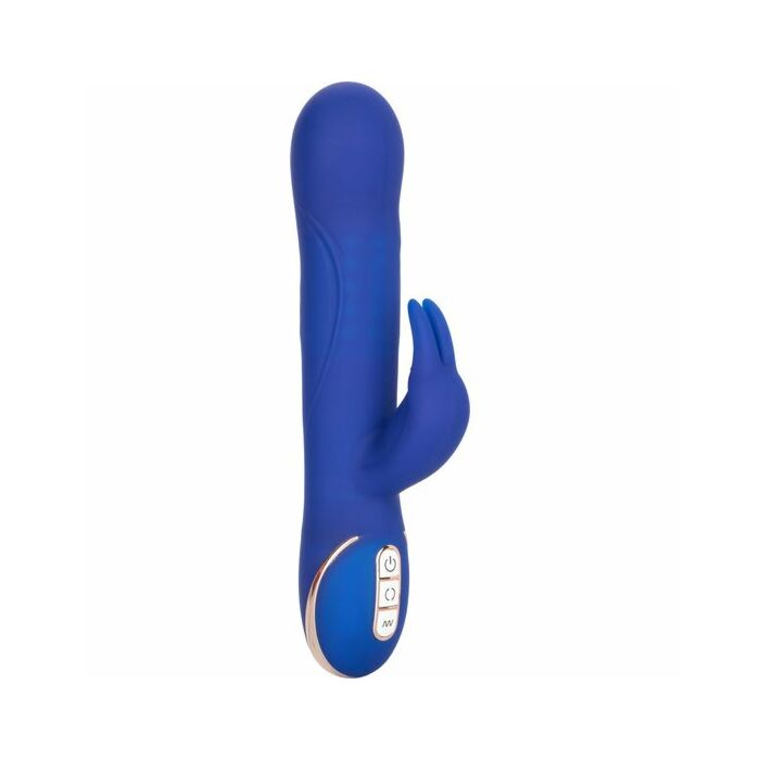 Silicone rotating rabbit - blue