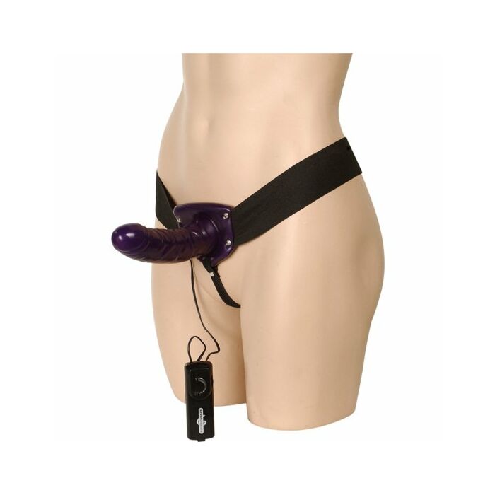 Sevecreation arnes realistic vibrating purple