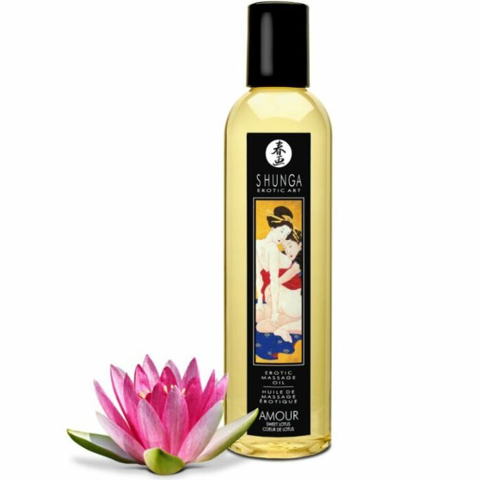 Shunga erotic massage oil sweet lotus