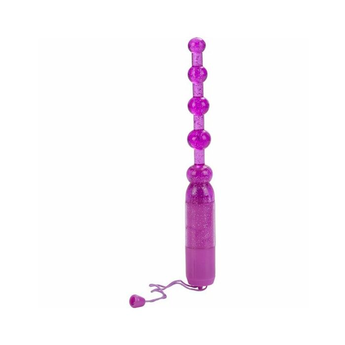 Vibrating pleasure beads purple