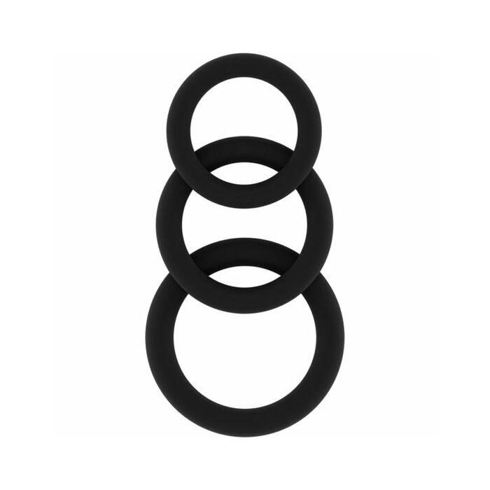 No.25 - cockring set - black