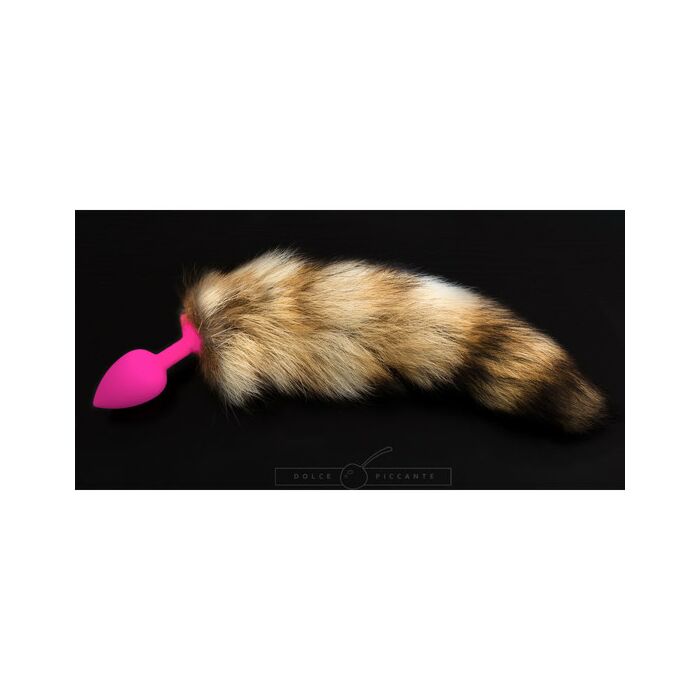 Pink silicone plug with glue - s