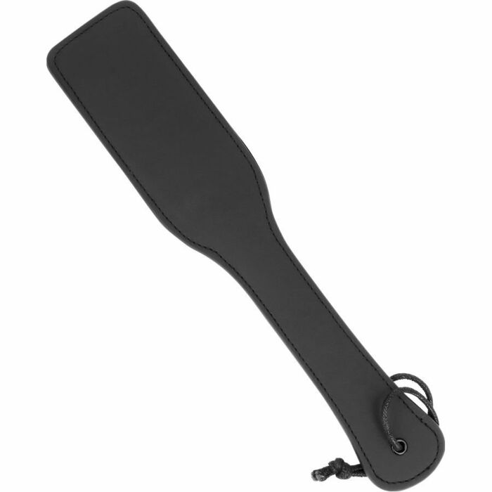 Fetish submissive black paddle with stitching