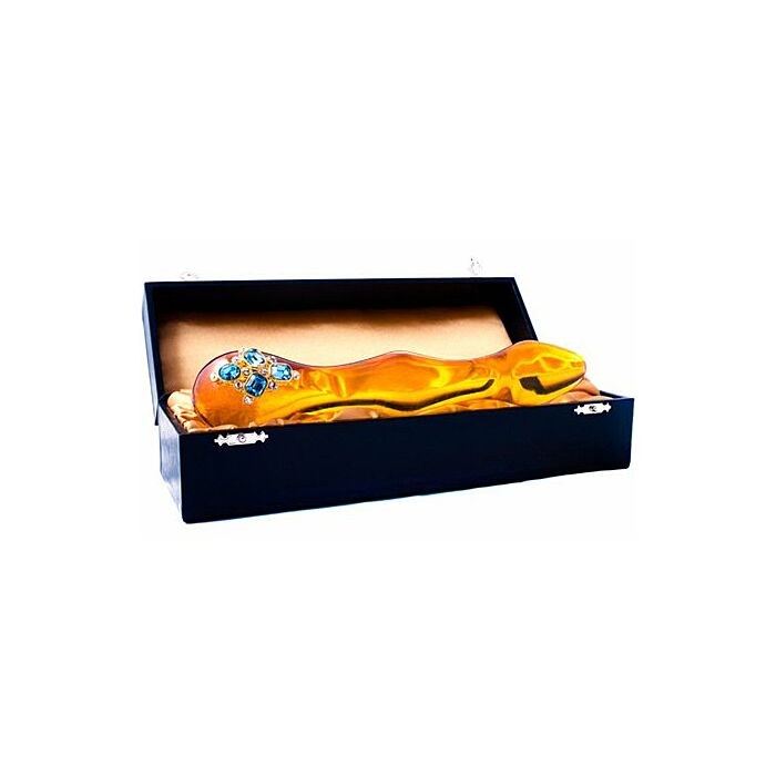 Amber dildo with SWAROVSKI crystals SHIRI ZINN