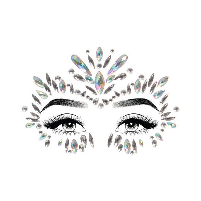 Iris self-adhesive face jewelry