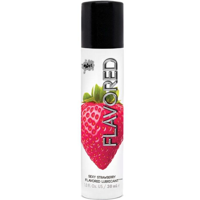 Wet flavored sexy strawberry lube 30 ml