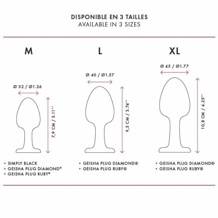 Geisha plug diamond l
