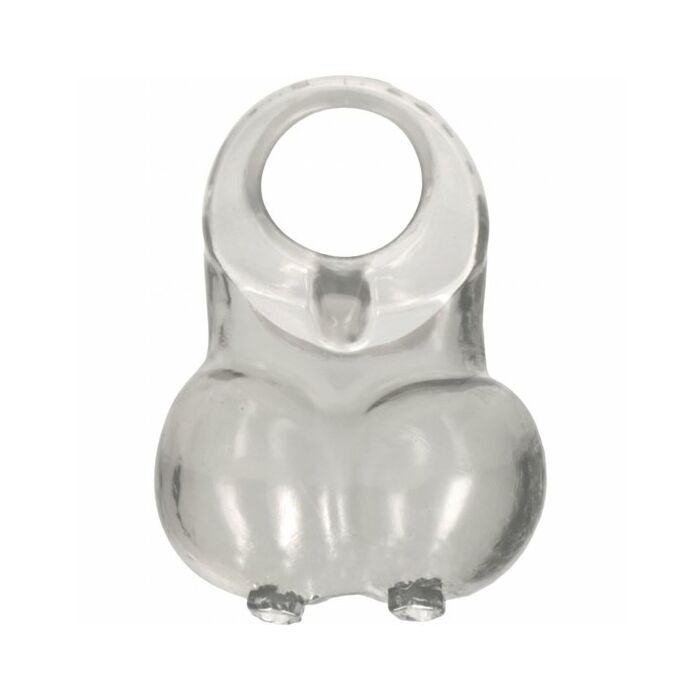 Sono no. 73 - soft squeeze scrotum ring - translucent