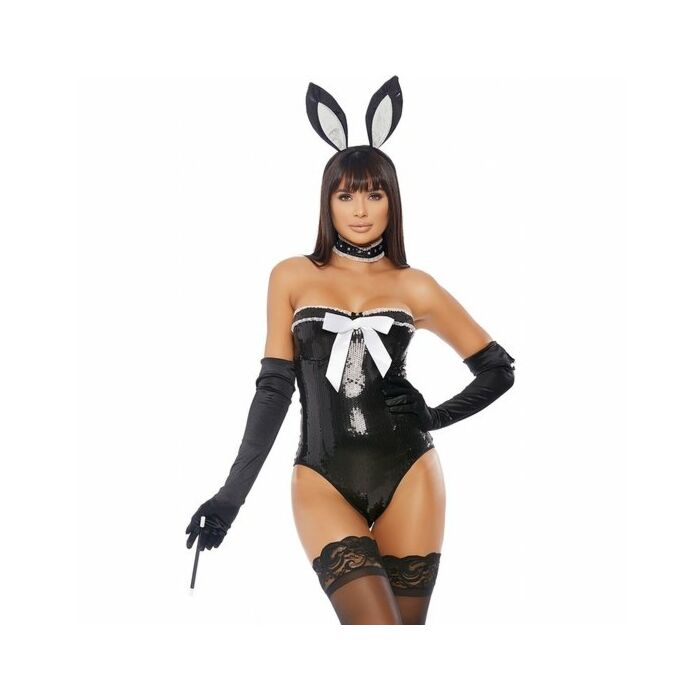 Voila sexy rabbit costume - black