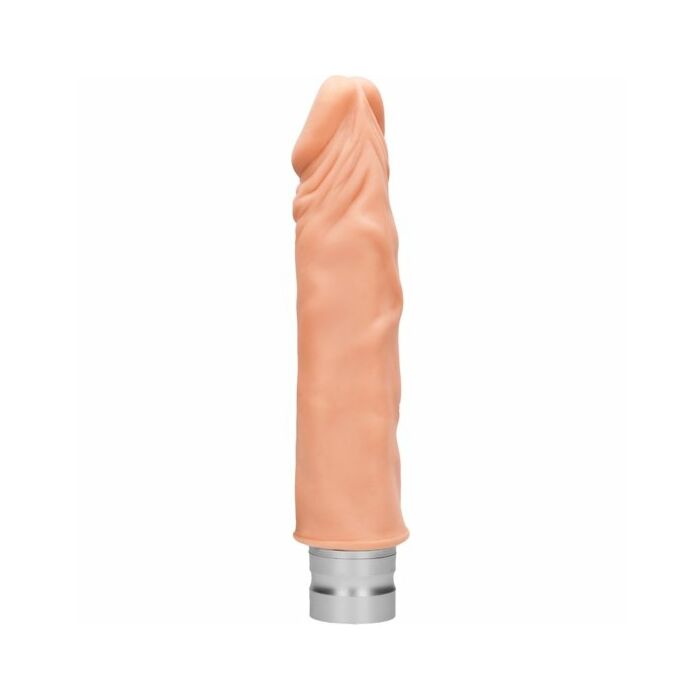 20 cm realistic vibrating dildo flesh
