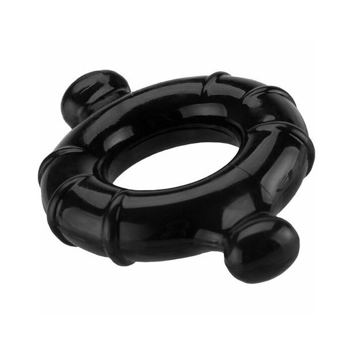 Gummy ring - large - black