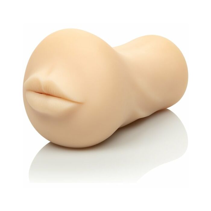 Stroke it mouth skin