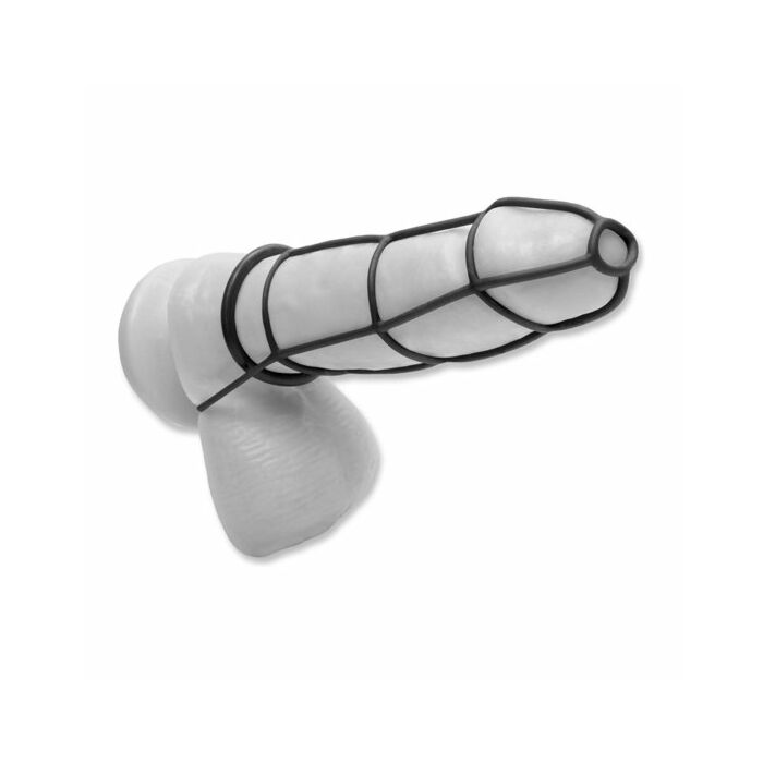 Fetish fantasy elite cockage and ring set black