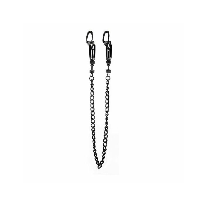 Ouch helix nipple clamps black