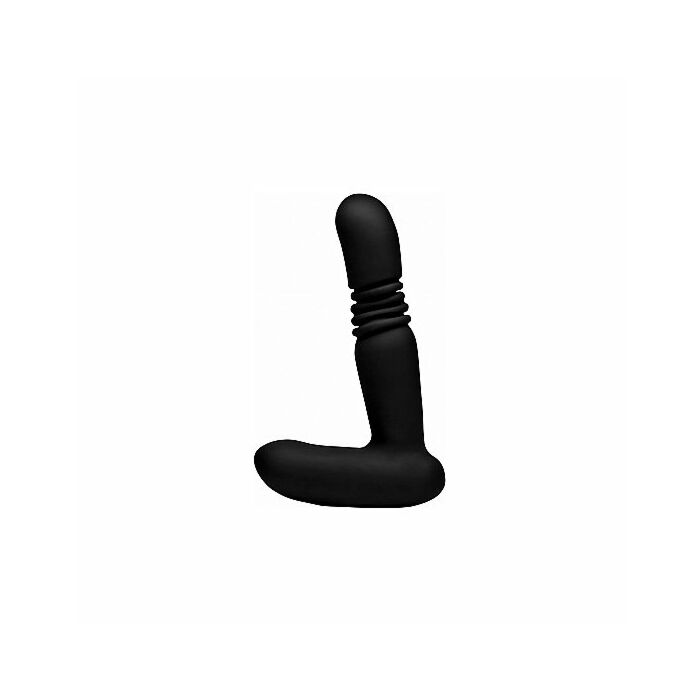 Silicone thrusting anal plug with remote control