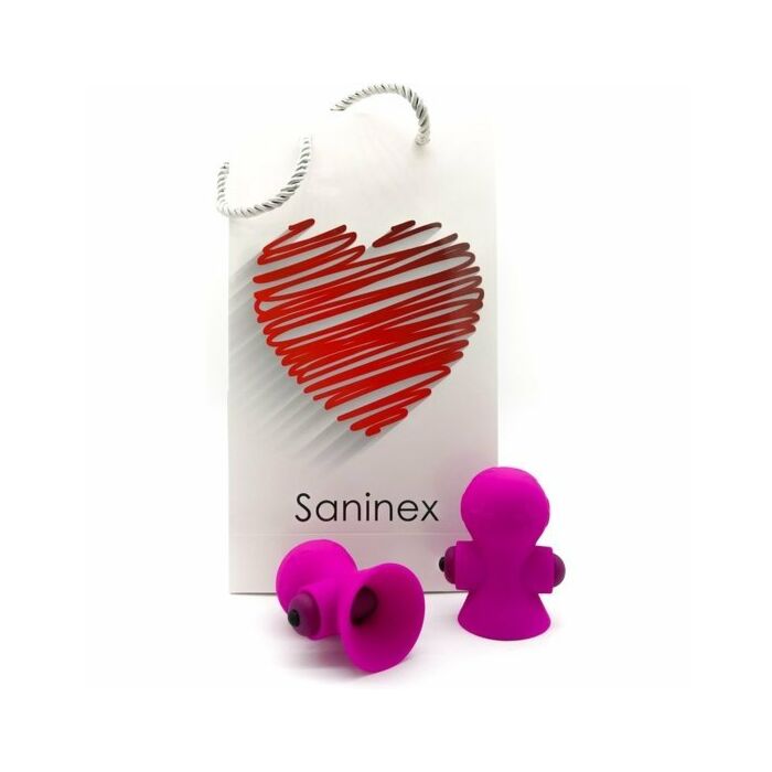 Saninex suctioner world vibrator&suction cup pink