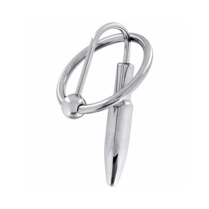 Penisplug with glansring 28mm