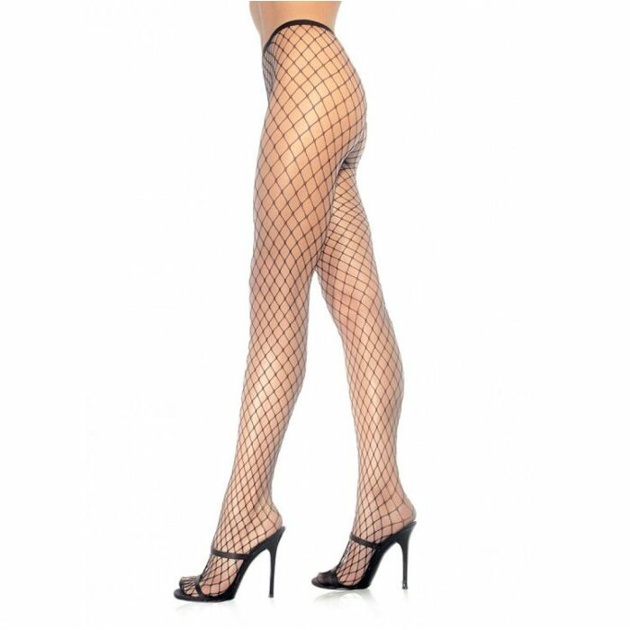 Leg avenue net and lace pantyhose