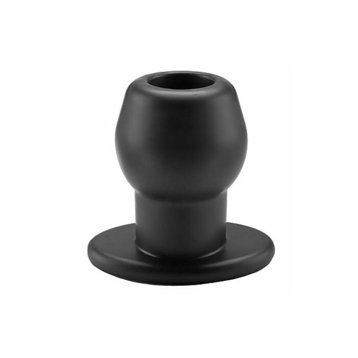 Perfect fit ass tunnel plug silicone black l