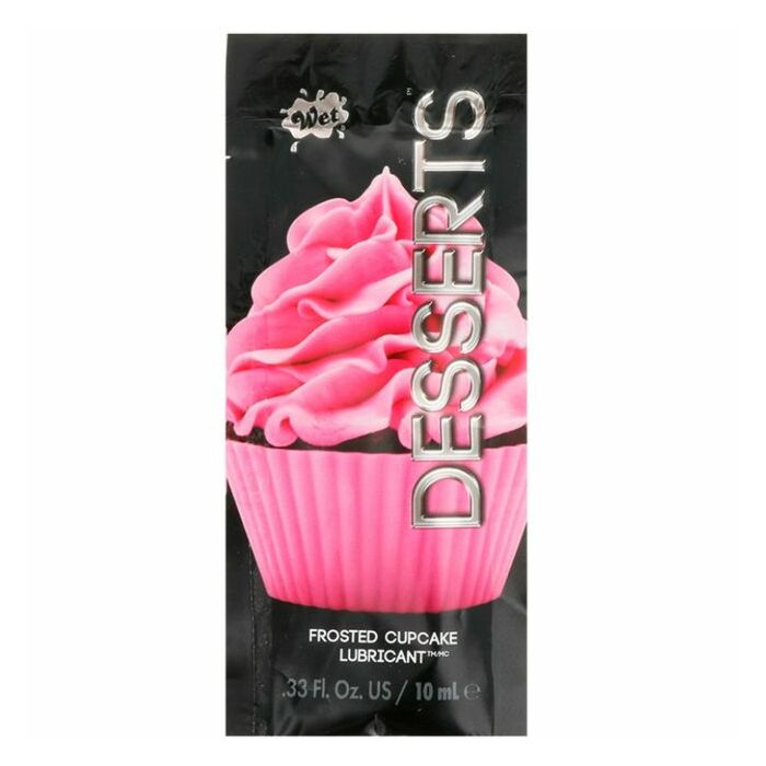 Wet desserts frosted cupcake waterbased lubricant 10 ml