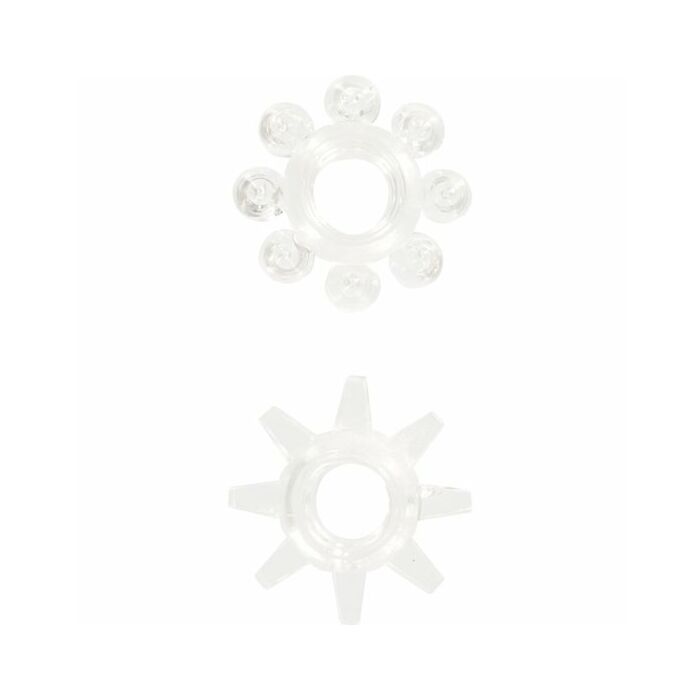 Clear power stretchy rings
