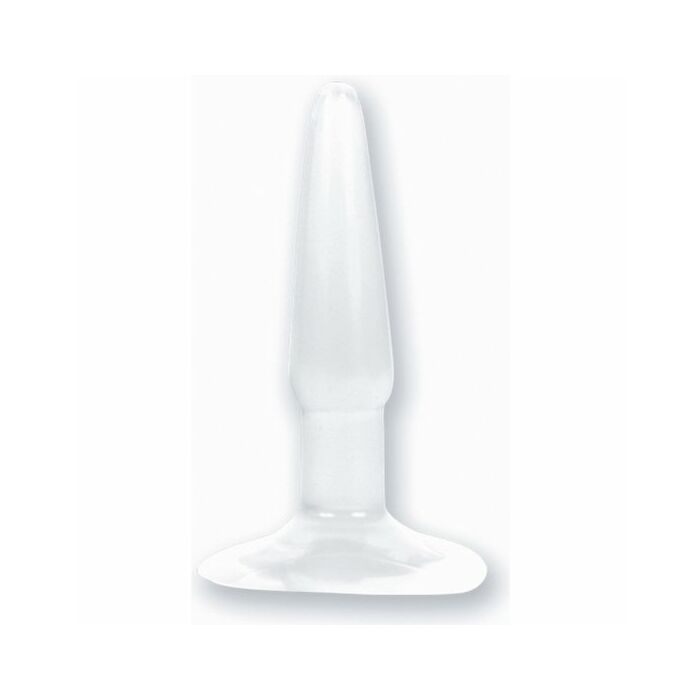 Crystal jellies small butt plug - clear