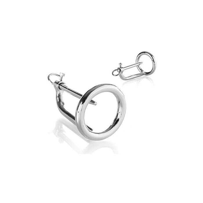 Metal hard penis plug chastity