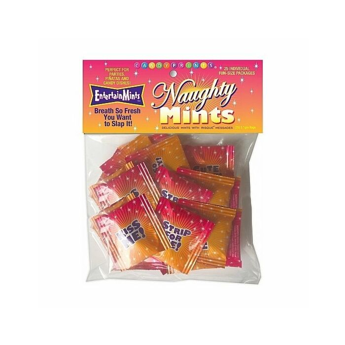 Naughty mints - bag of 25 pieces