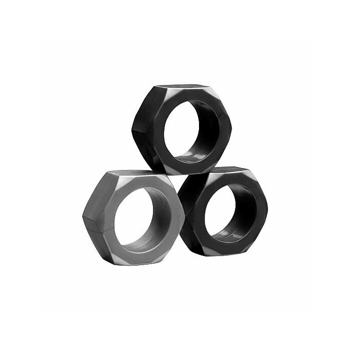 Tom of finland 3 piece cock ring