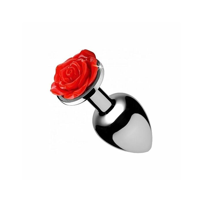 Red rose - small anal plug