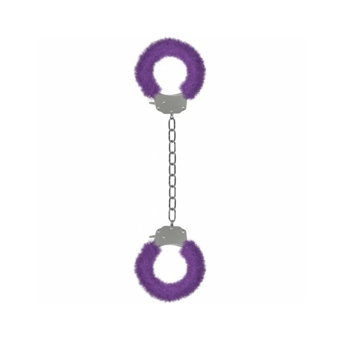 Ouch pleasure furry legcuffs purple
