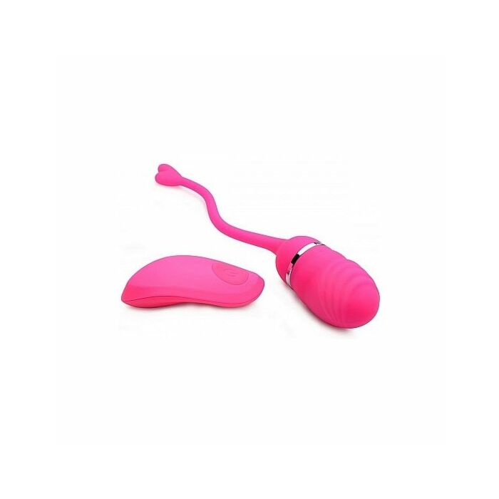 Luv-pop rechargeable remote control egg vibrator - pink
