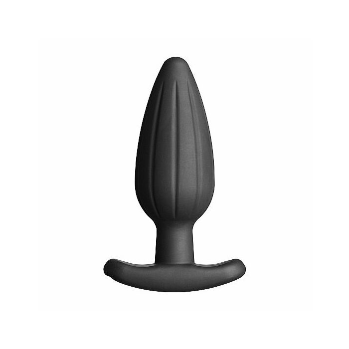 Rocker silicone noir butt plug - large