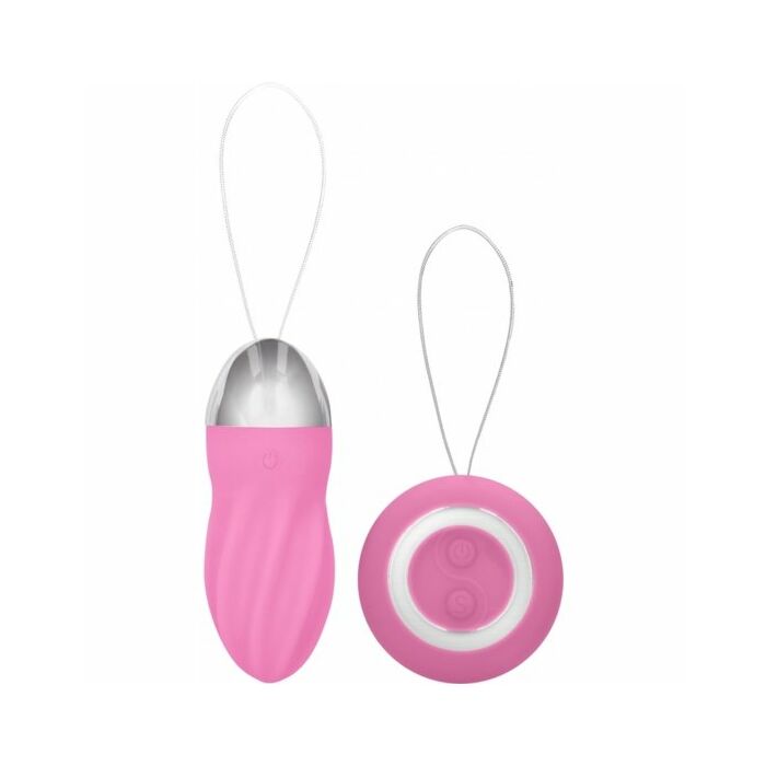 George rechargeable remote control vibrating egg pink