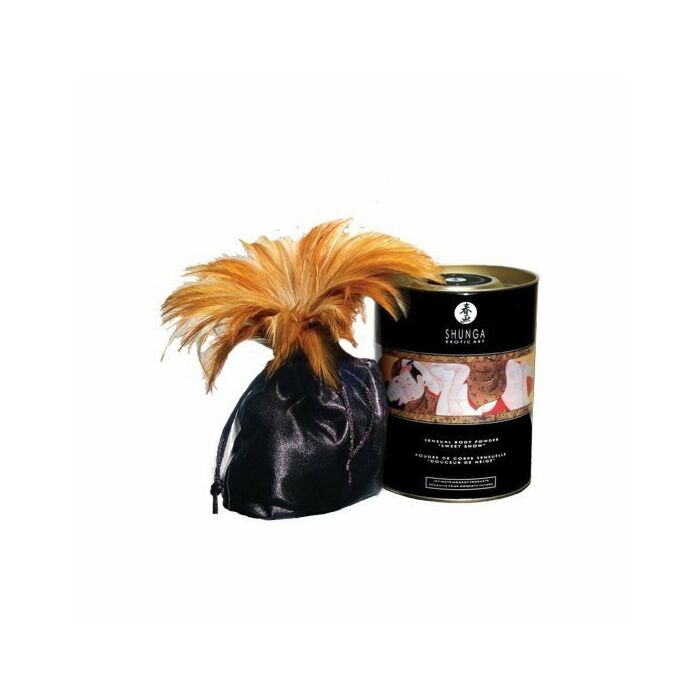 Shunga body powder sweet snow sparkling strawberry wine