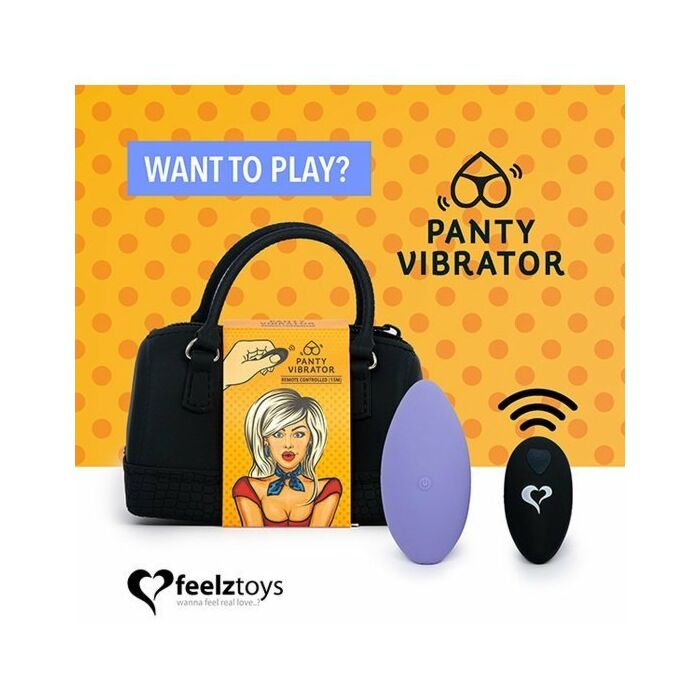 Feelztoys - panty vibe remote controlled vibrator - purple