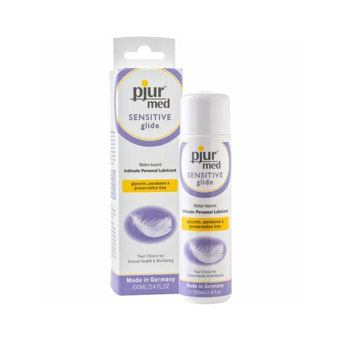 Pjur med sensitive glide water based intimate personal lubricant